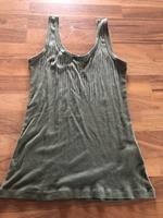 ✨Fishbone Gr. M Top Oliv grün Straßsteinchen 100% Baumwolle ✨ Niedersachsen - Calberlah Vorschau
