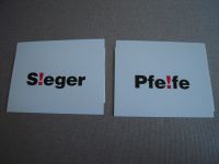 Werbepostkarten "S!ieger / Pfe!fe" Hugendubel Niedersachsen - Lehre Vorschau