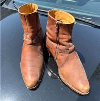 Herren retro 41 7 1/2 braun DDR Stiefelette 70er Leder Sachsen - Bannewitz Vorschau