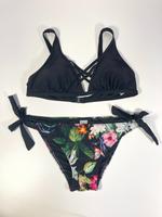 Bikini Schwarz mit Palmen und Blumen Dresden - Pieschen Vorschau