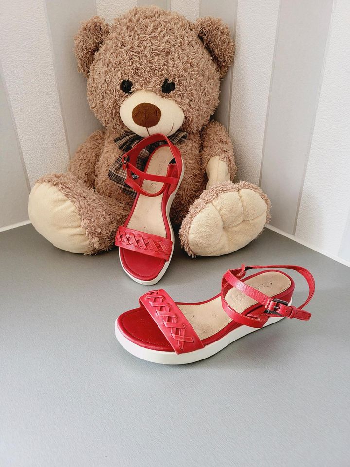 ♥ ECCO ♥ Sandalen Gr.36 rot Leder NEUw. in Gifhorn