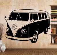 Wandtattoo VW Bus T1 Aufkleber für die Wand Nordrhein-Westfalen - Bad Honnef Vorschau