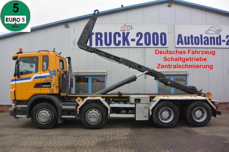 Scania G 480 8x4 Knick-Schub Haken 24 Tonnen Retarder in Sottrum