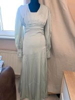 Kleid aus Satin/ langes Maxi Kleid Türkis/ Besondere Anlässe Altona - Hamburg Bahrenfeld Vorschau