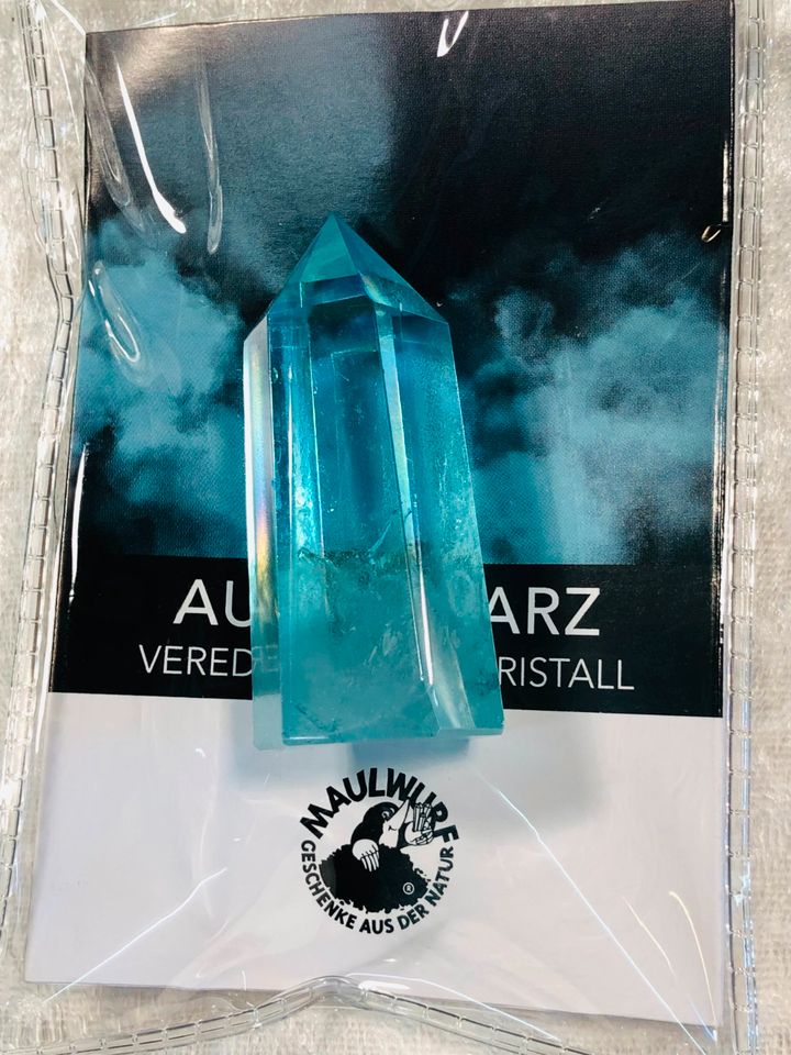 Aqua-Aura-Kristallspitze in Vohenstrauß