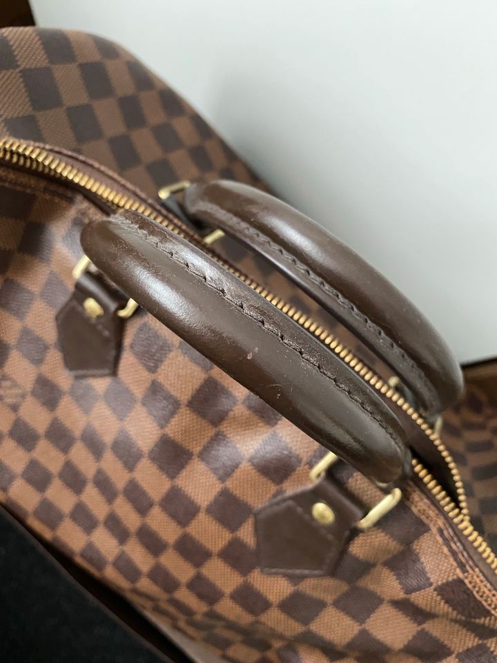 Original LV Speedy 35 Damier Ebene Canvas Louis Vuitton Tasche in Mönchengladbach