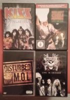 4 DVD's von Kiss, Disturbed, Guns n Roses, Red Hot Chili Peppers Bayern - Zirndorf Vorschau