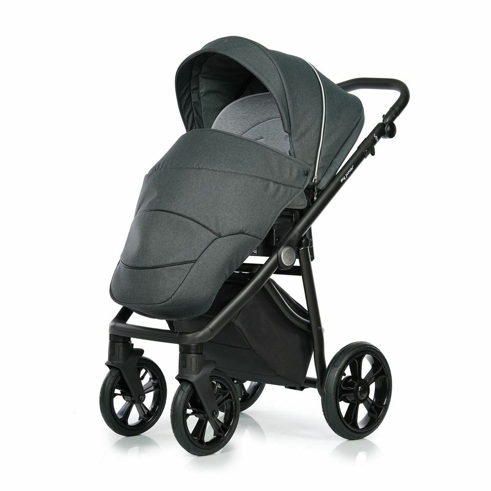 My Junior VITA 2 - 2in1 Kinderwagen-Set - Denim Dark Grey - XXL-Zubehörpaket - NEU in Fulda