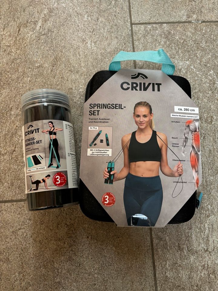 Crivit Springseil-Set + Crivit Fitnessbänder-Set / Neu in Peiting