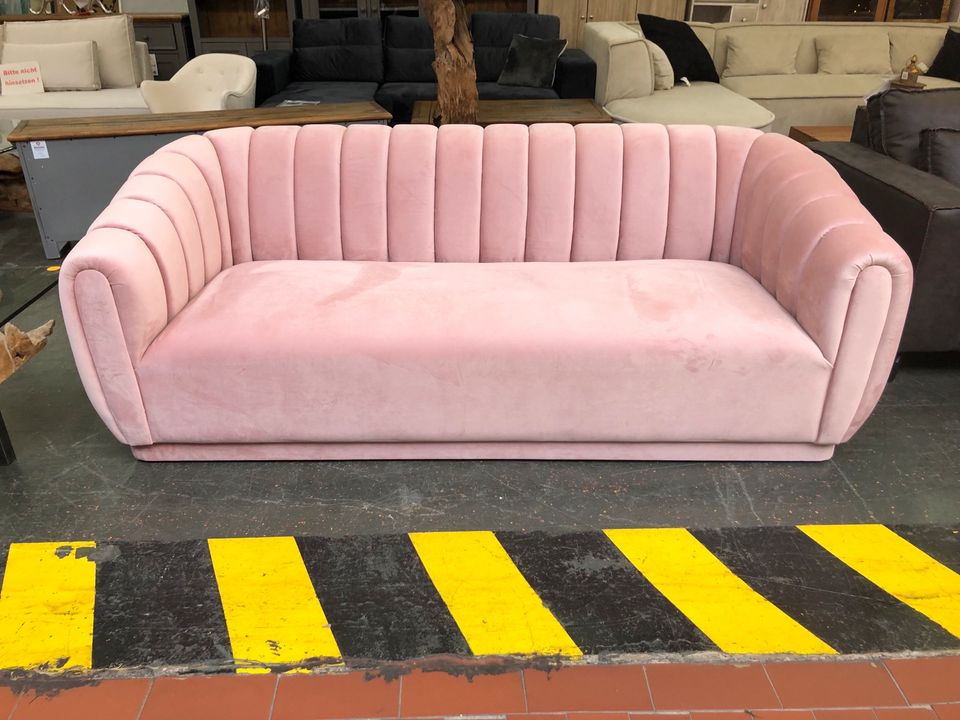 NEU! Sofa, 3-Sitzer, Samtsofa, Pink, Couchgarnitur, Samt, Couch in Bremen