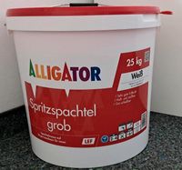 OVP, Alligator Spritzspachtel grob weiß, 25 kg Kr. München - Oberhaching Vorschau