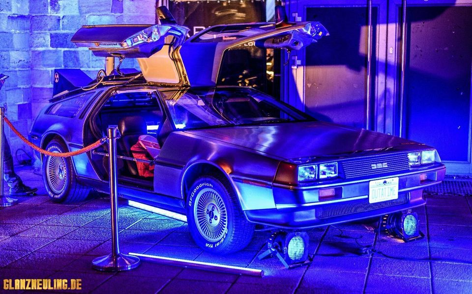 Oldtimer Filmauto mieten, KITT A-Team Herbie Delorean Lightcycle in Dresden