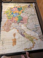 historische Landkarte/Rollkarte von Deutschland&Italien, 12. Jh Bayern - Alzenau Vorschau