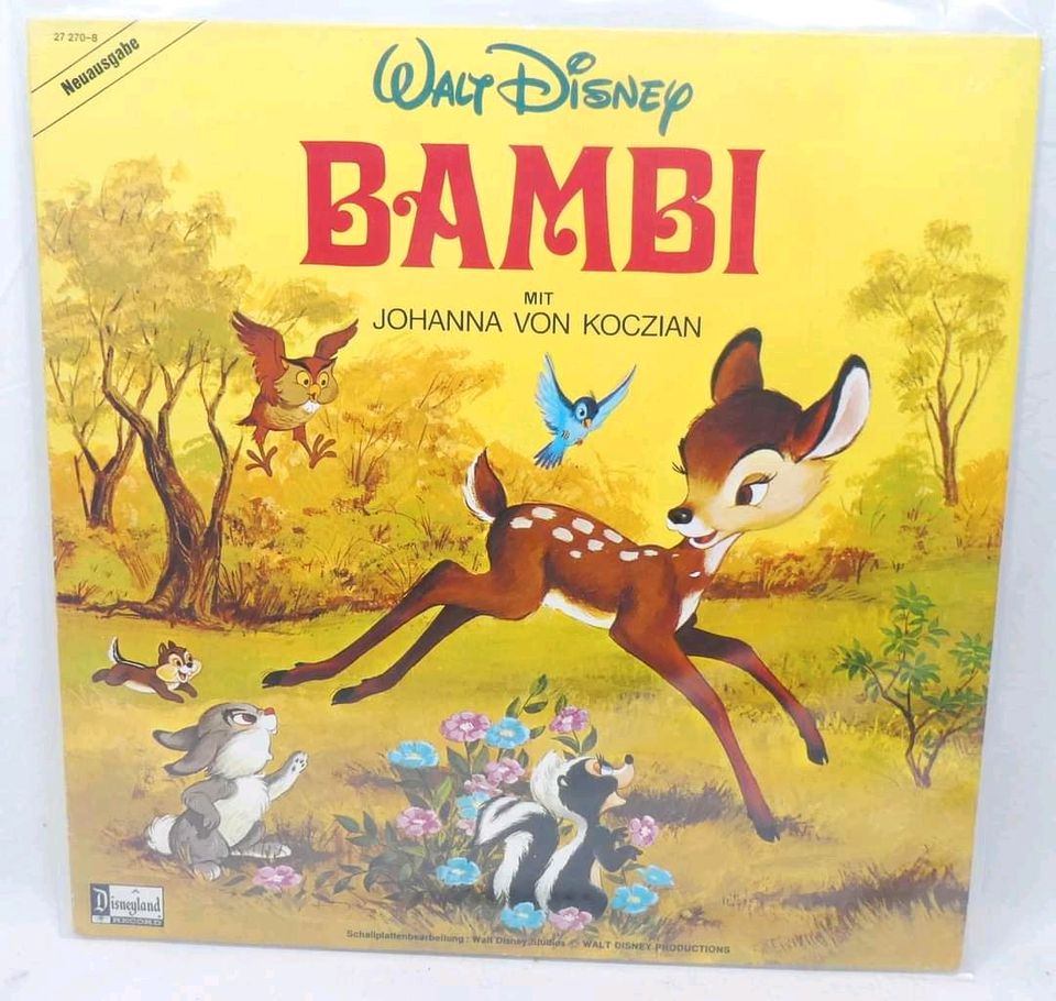 Disney Schallplatte Bambi in Werne