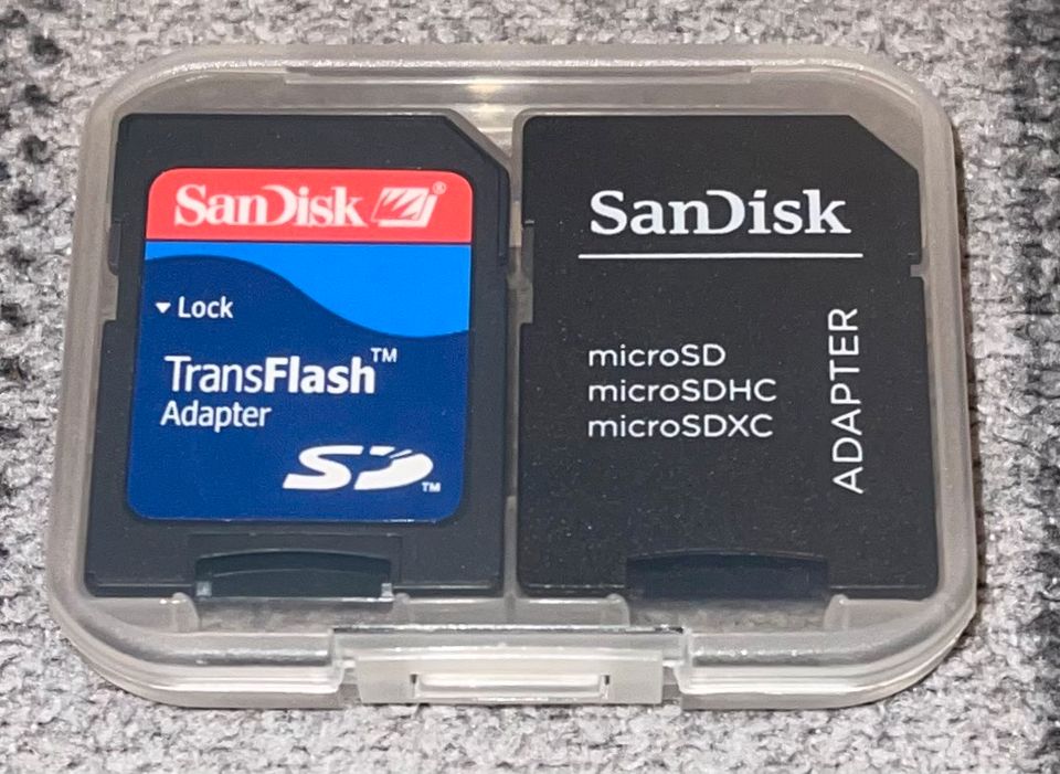 SanDisk - 2x Adapter - microSD / SDHC / SDXC auf SD Speicherkarte in Dormagen