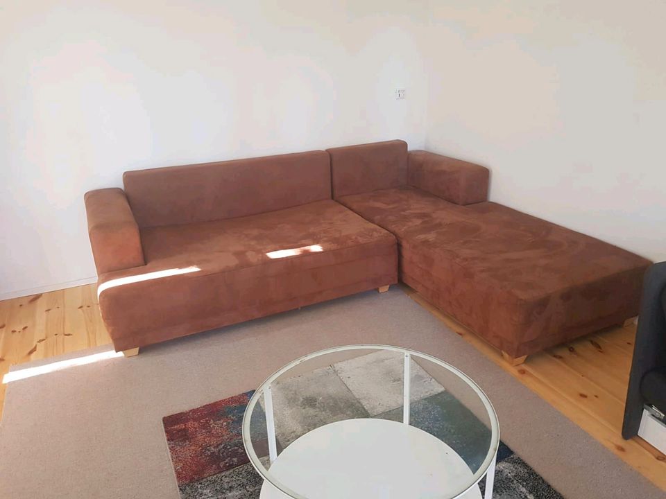 Schönes Sofa braun in Gransee