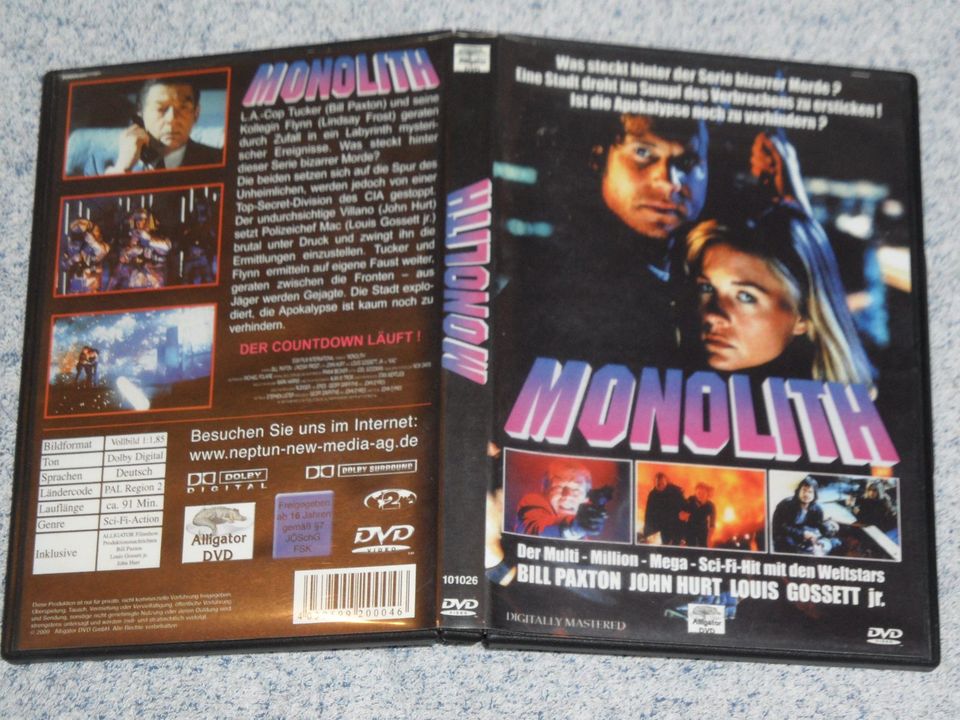 MONOLITH - Bill Paxton - DVD in Ludwigshafen