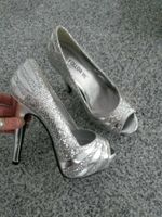 high heels pumps silber strass glitzer Baden-Württemberg - Schemmerhofen Vorschau