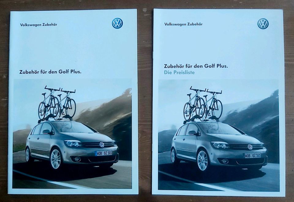 Prospekt + Preisliste Zubehör VW Golf Plus 2009