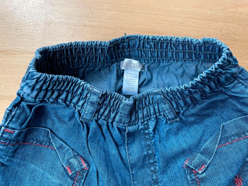 Jeans | Hose | Gr. 68 | OBAIBI | Mittelblau | NEUwertig in Stuttgart