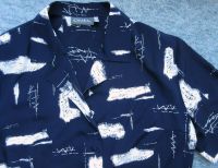 TOP-modische Print-Muster-Bluse Hemd, marine/blau, Gr. 48 4XL Niedersachsen - Rhade Vorschau