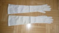 Vintage Lange Hochzeits-Handschuhe, weiß, elastisch, von 1962 Hessen - Fulda Vorschau