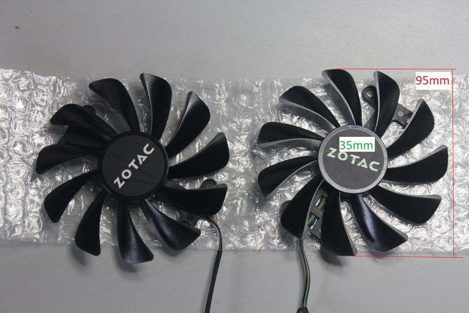 GAA8S2U 4Pin GPU Cooler Fan Replacement Lüfter ZOTAC 1070 GTX 107 in Lünen