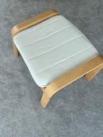 IKEA Poäng Hocker aus Birkenfunier mit hellem Bezug West - Schwanheim Vorschau