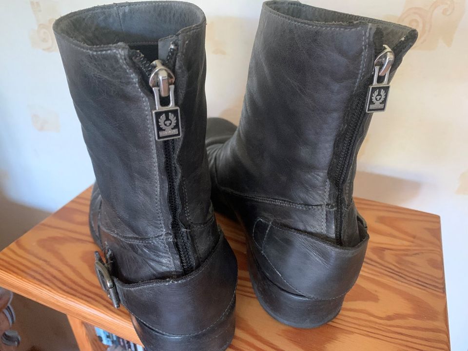 BELSTAFF Herrenstiefel 43 Grau-Schwarz in Waltershausen