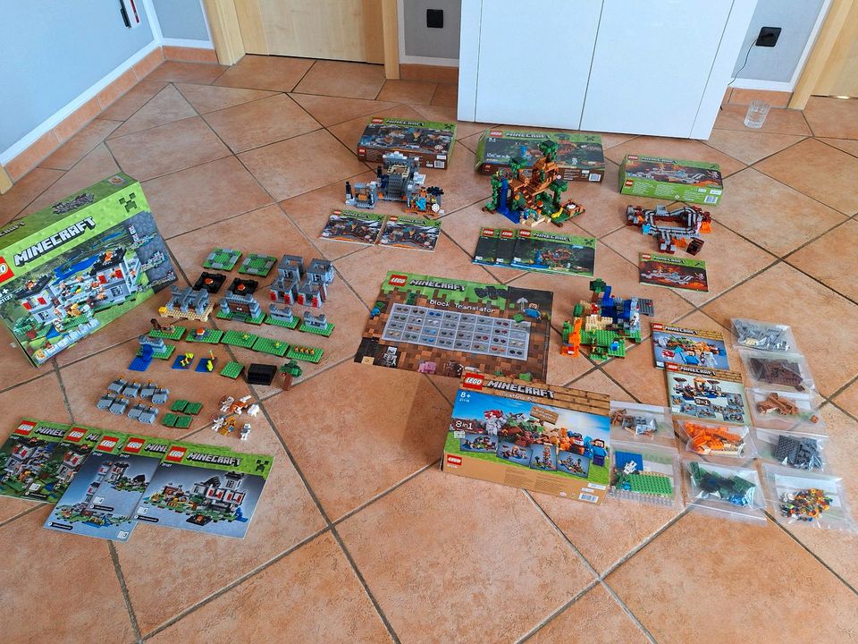 Lego minecraft 5x Set  lego 21127 lego 21124 lego 21125 lego 2113 in Alfdorf
