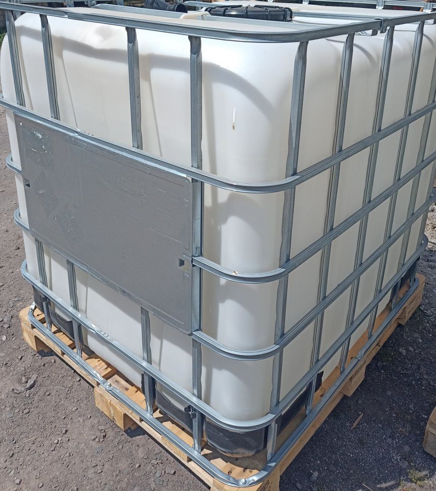 Gebrauchte IBC Container,Wassertank,schwarz, Regenfass 1000 Liter in Andernach