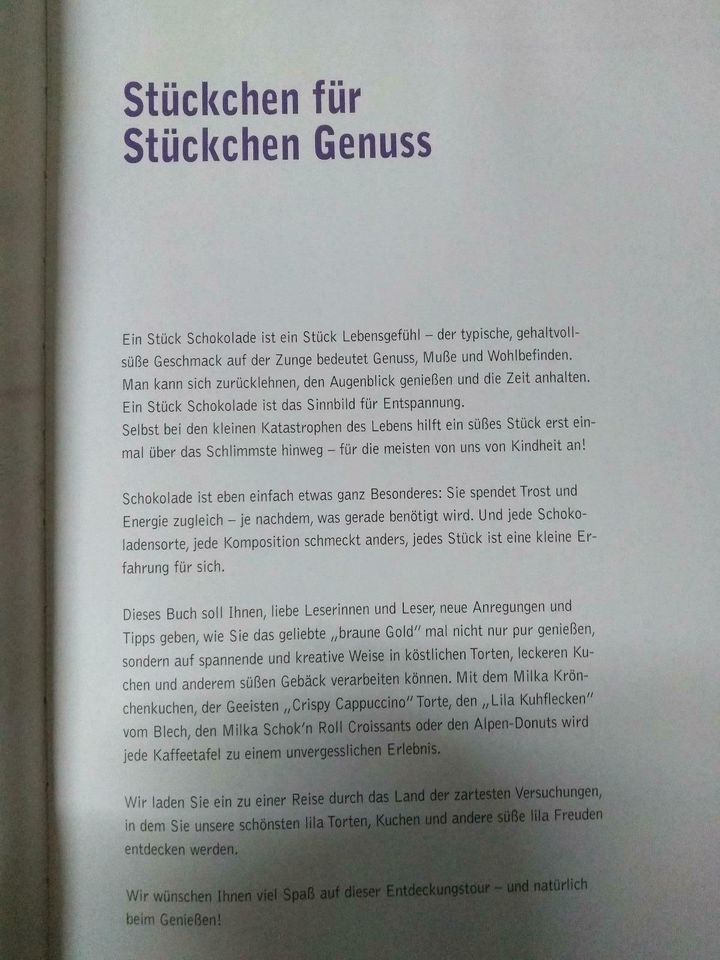 Milka das Backbuch auch 2001, Backbuch Milka Kinderbücher in Ellingen