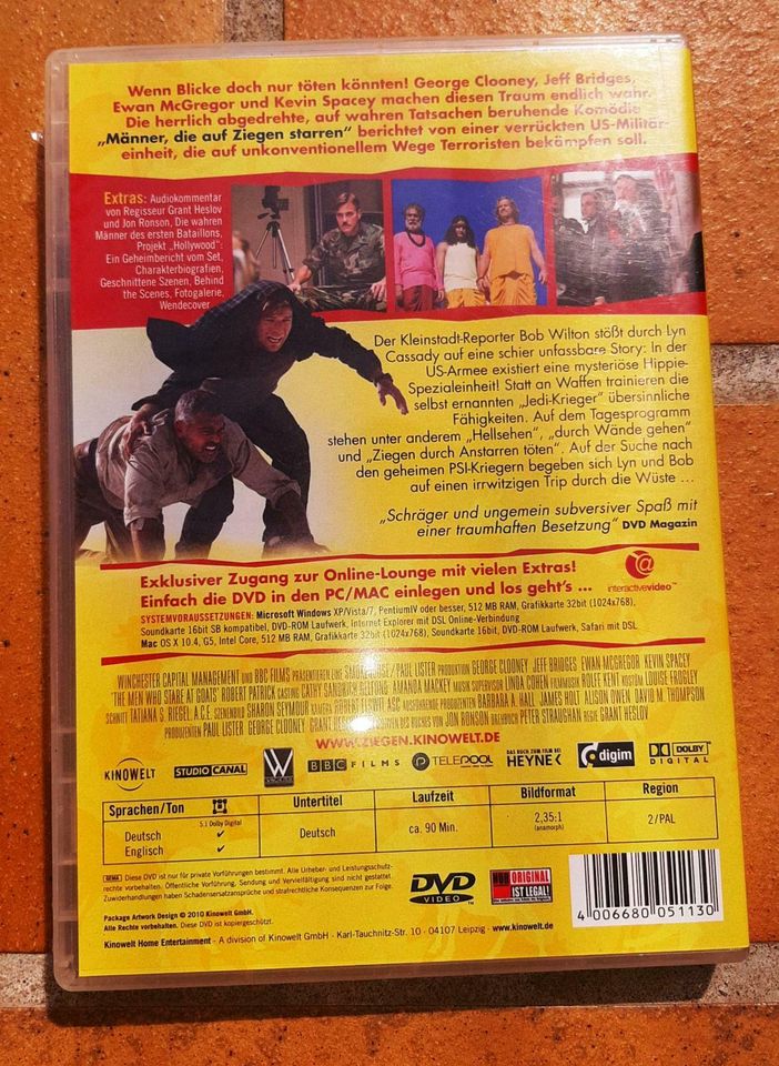 2 DVD George Clooney Filme Solaris Männer die auf Ziegen starren in Buggingen