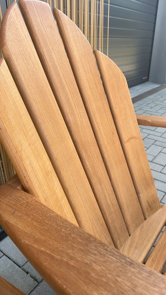 Gloster Premium Andirondack Chair Sessel Teak sehr hoher NP in Seevetal