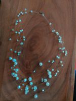 Perlenkette mit Süßwasserperlen Perlen mehrgliedrig Hessen - Mühlheim am Main Vorschau
