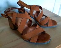 Sandaletten Sandalen Leder NEUWERTIG Tamaris Gr. 37 cognac Bayern - Bad Neustadt a.d. Saale Vorschau