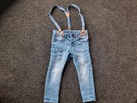 Zara Jeans Mädchen 80 86 Hosenträger Latzhose blau Niedersachsen - Wittorf Vorschau