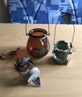 Drei herbstliche Teelichtgläser zum Hängen Neu Niedersachsen - Wingst Vorschau