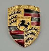 Porsche Emblem Wappen 90155921020 Deckel Logo 911 Haubenwappen Niedersachsen - Isernhagen Vorschau