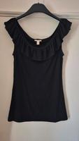 Top ESPRIT S schwarz Carmenausschnitt Shirt Hessen - Bad Arolsen Vorschau