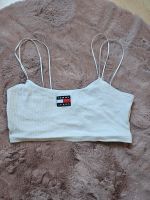 Tommy Hilfiger Tommy Jeans Badge Crop Top weiß Bra L Niedersachsen - Suthfeld  Vorschau