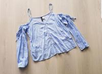 Bluse, Gr. 36, hellblau/weiß Nordrhein-Westfalen - Solingen Vorschau