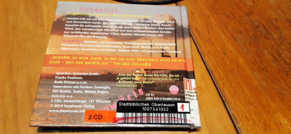 Istanbul wegwärts mit 2 cds, Joscha Remus - Geschichte, Poesie in Dülmen