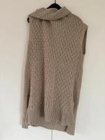 Adagio Kleid S beige Creme Strick wolle Rollkragen Long top Schleswig-Holstein - Rohlstorf  Vorschau