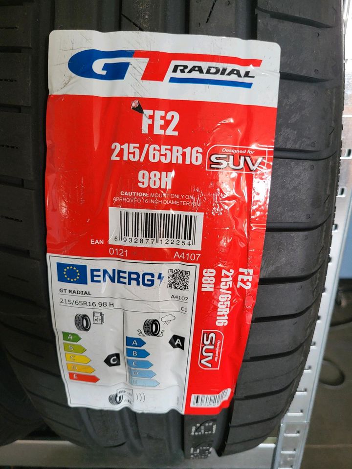 Sommerreifen 215/65 R16 GT-Radial in Neukirchen vorm Wald