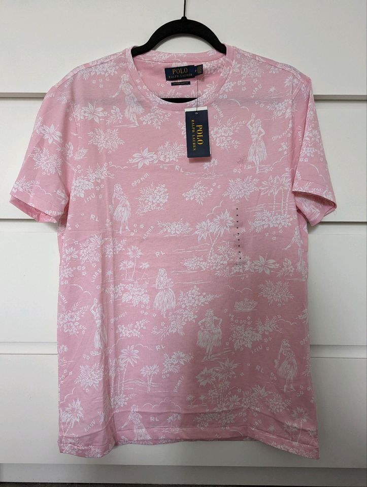 Polo Ralph Lauren T Shirt Oberteil Herren rosa M neu in Viernheim