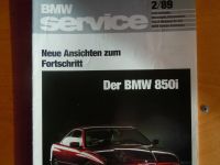 BMW 850i E31 Broschüre Service von 2/89 gebraucht RAR12Zyli Aachen - Kornelimünster/Walheim Vorschau