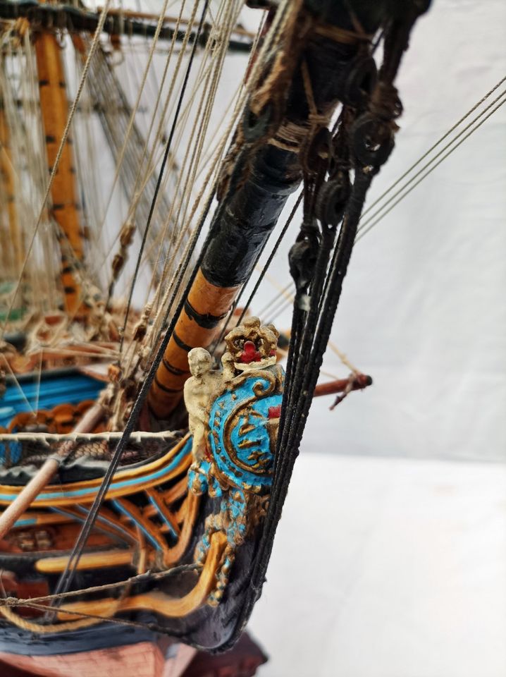 Modellschiff HMS Victory, Nelsons Flaggschiff 1805 in Rostock