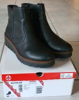 Rieker Chelsea Boots schwarz Größe 40 Keilabsatz Lederimitat Bayern - Drachselsried Vorschau