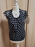 Atmosphere Blusentop Polka Dots Gr. 36 schwarz-weiß Top Sachsen - Chemnitz Vorschau